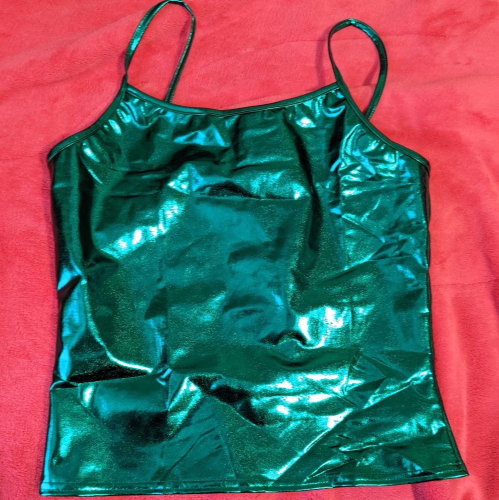 Emerald Green Metallic Cami